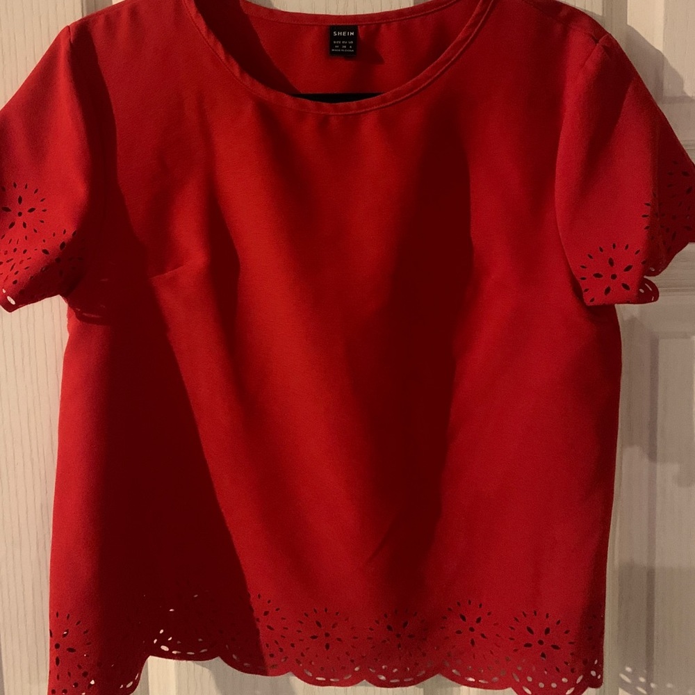 Red SHEIN shirt!